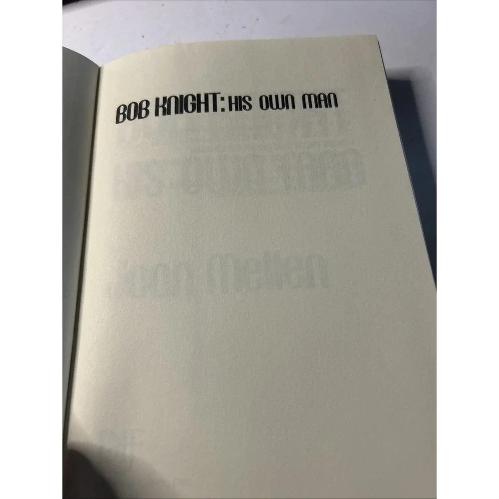 Bob Knight: His Own Man Joan Mellen, Hardcover Book